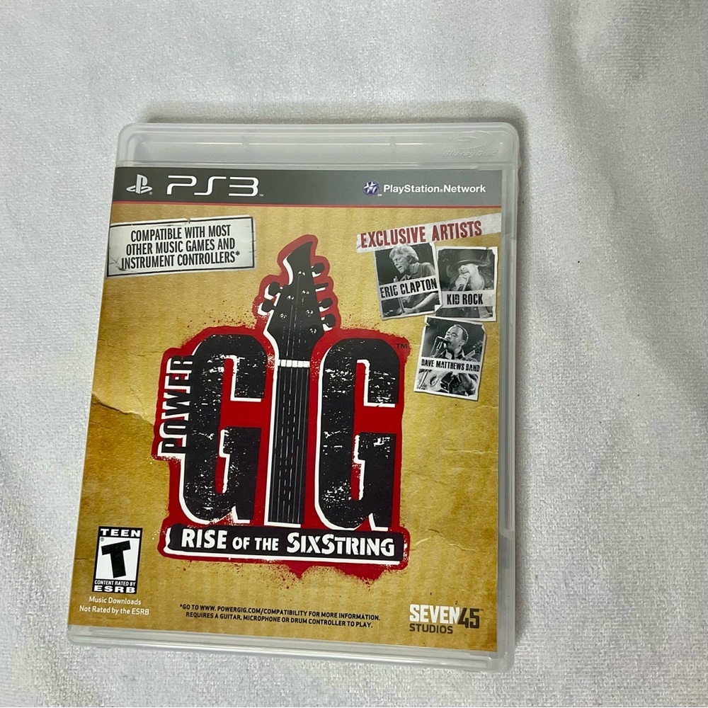 Power Gig Rise of The Six String PS3 Sony PlayStation 3 Video Game